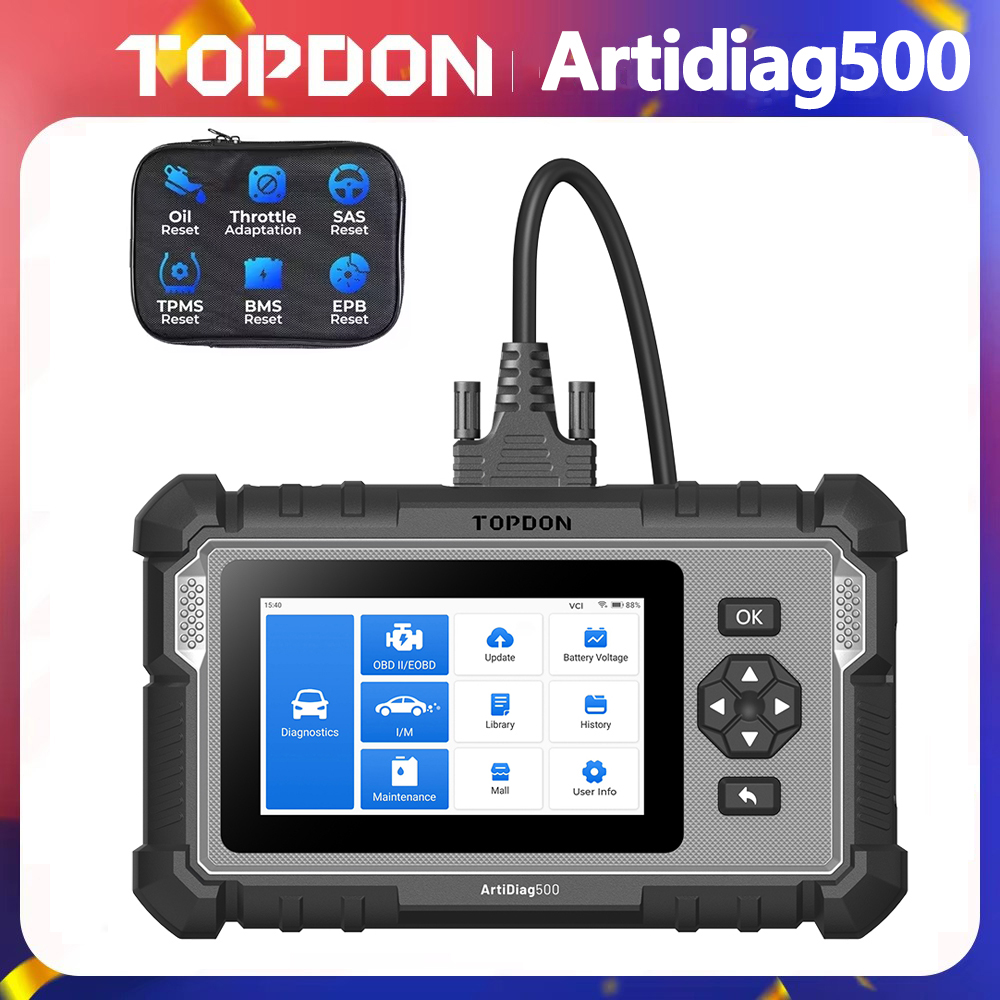 Topdon Tc001 Thermal Camera - Topdon ArtiDiag500 Car Diagnostic Tool All