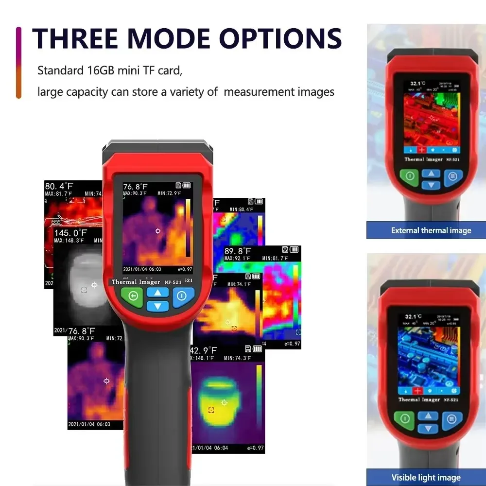 Infrared Thermal Imager Sensor - Nf 521 Thermal Imaging Camera ulasan dan harga