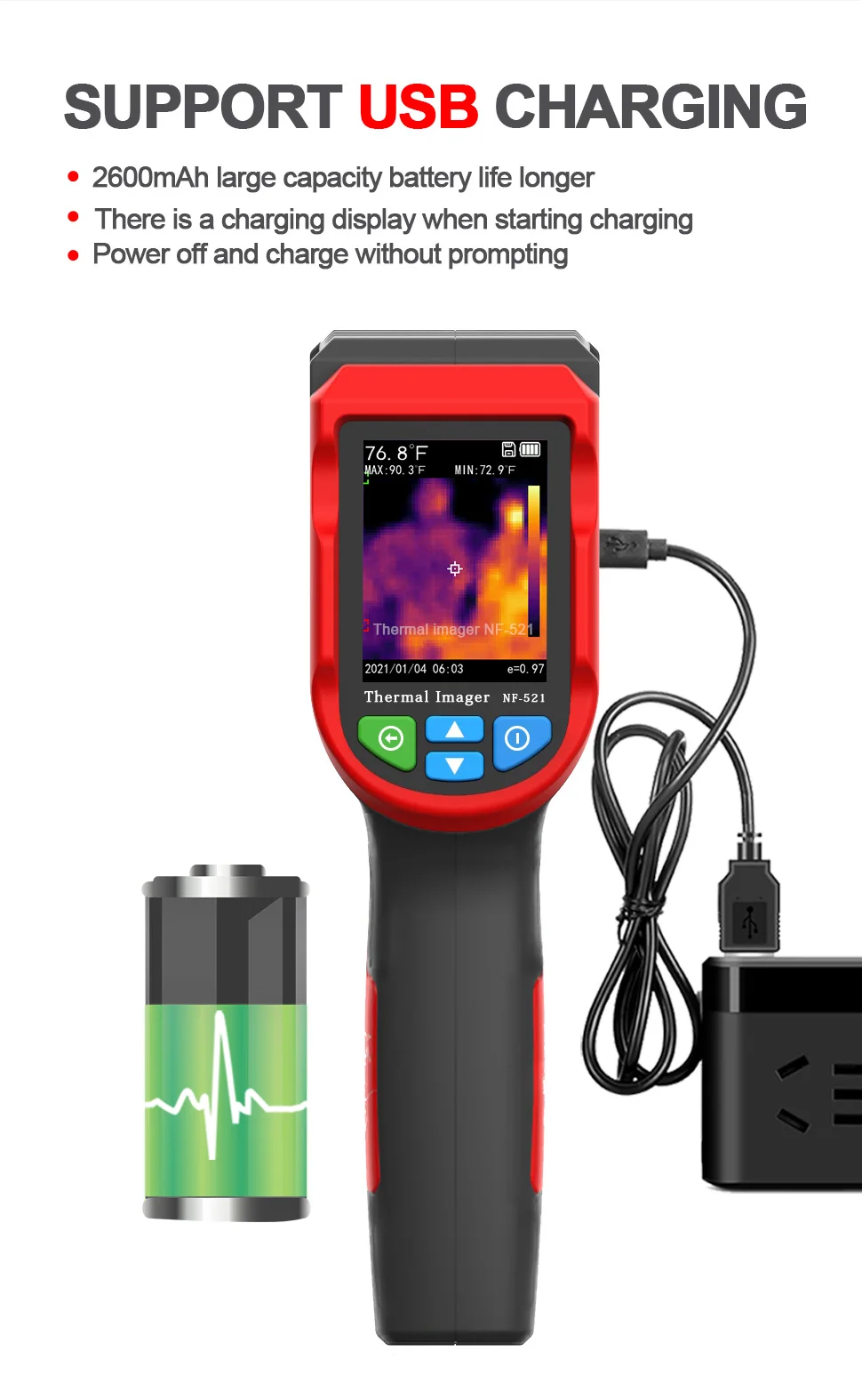 NF-521 Automatic Temperature I - Nf 521 Thermal Imaging Camera ulasan dan harga